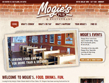 Tablet Screenshot of mogiespub.com